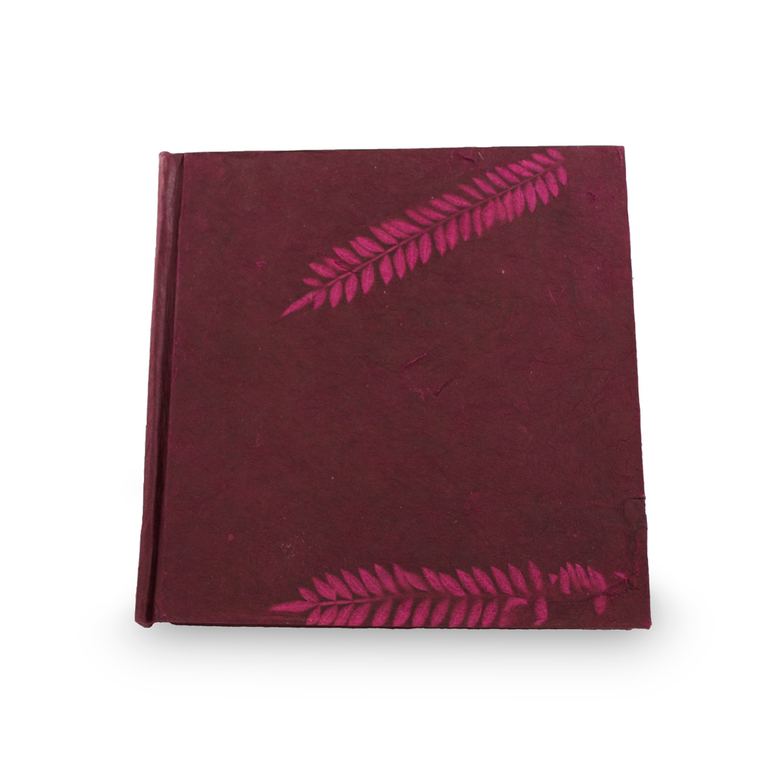 Eco Leaf Journal Fuchsia