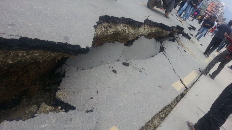 Road Damage in Nepal - Krish Dulal. Creative Commons BY-SA 4.0