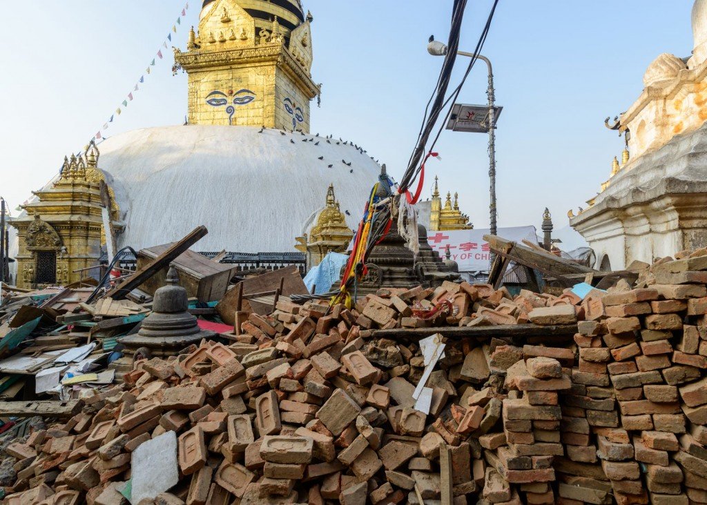 Damage from Kathmandu Earthquake