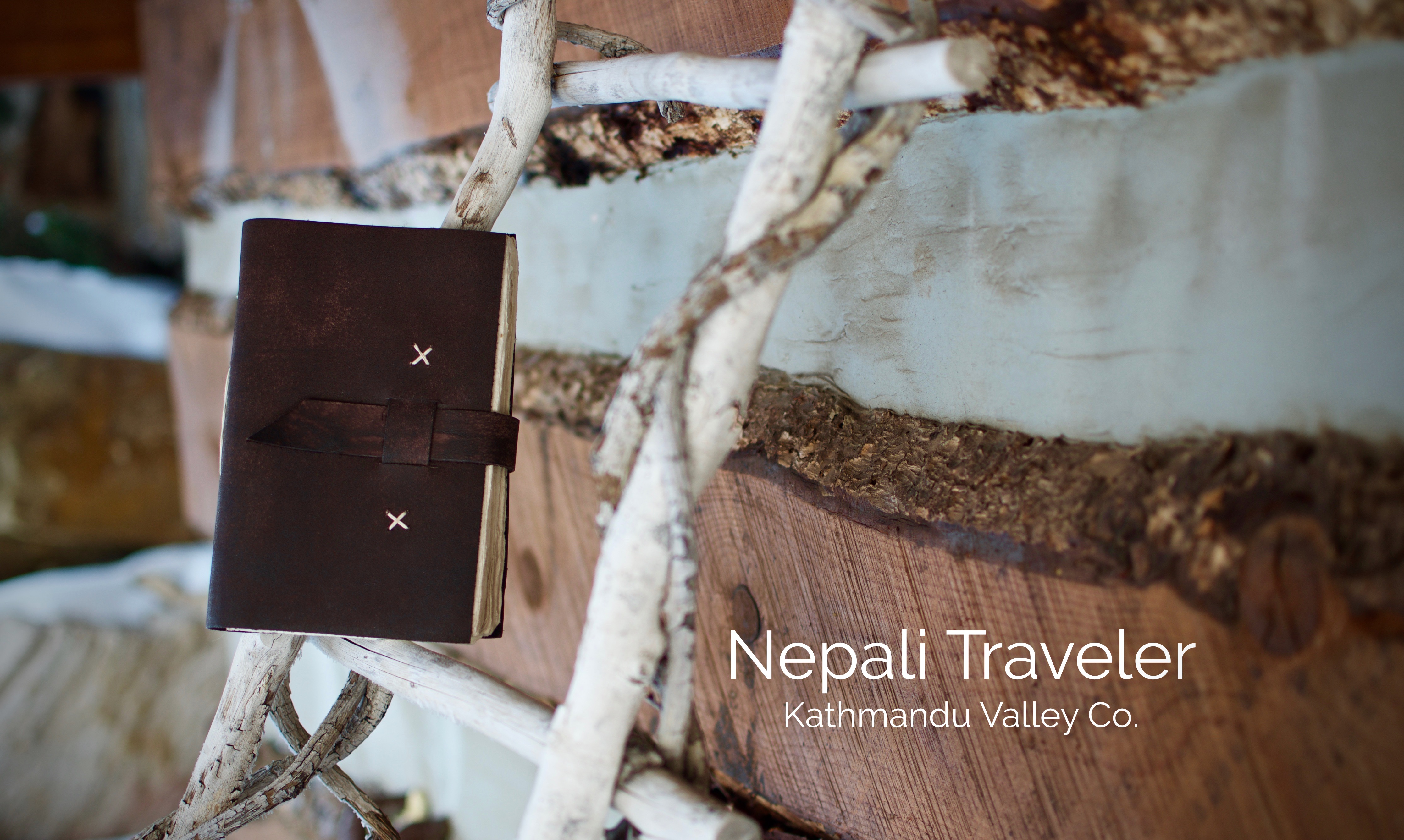 Steps to Adventure – The Nepali Traveler Leather Journal