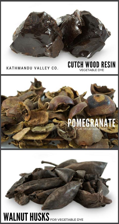 Cutch Pomegranate Walnut Natural Vegetable Dyes for Notebooks
