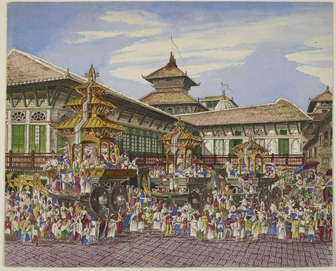 Hanuman Dhaka by Henry Ambrose Oldfield