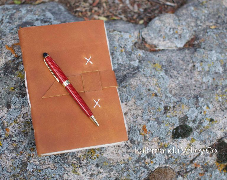 Nepali Traveler Journal with pen