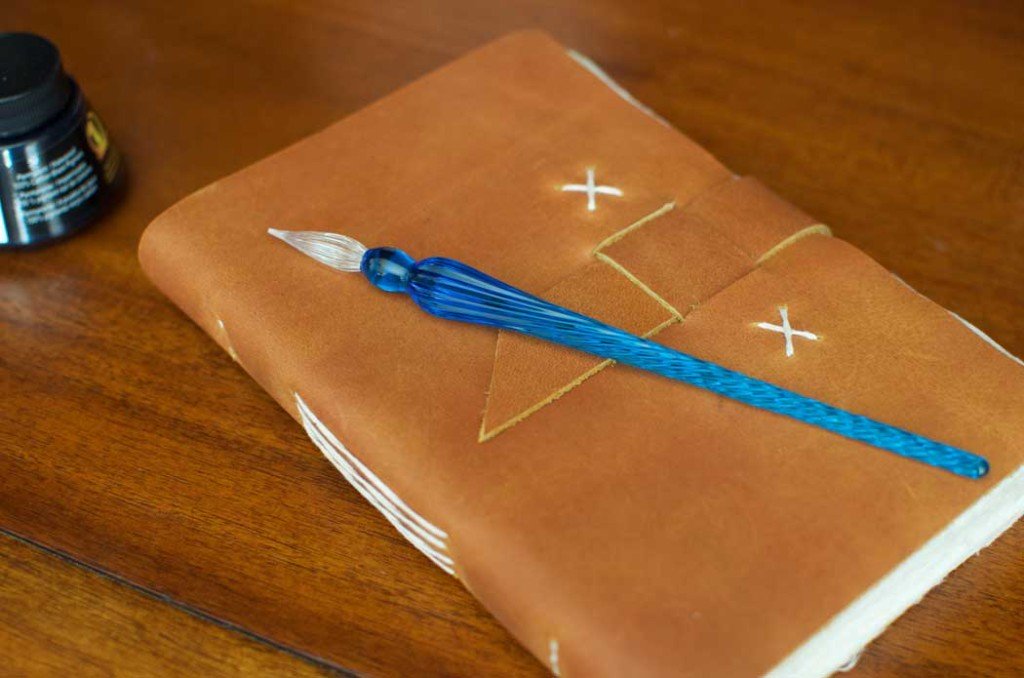 Glass Dip Pen with Traveler Journal - Kathmandu Valley Co.