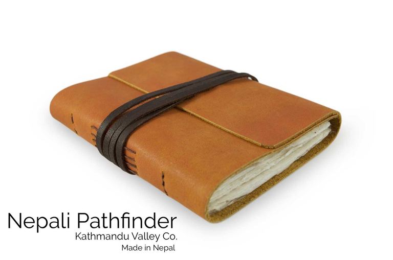 Nepali Pathfinder Leather Journal - Kathmandu Valley Co.