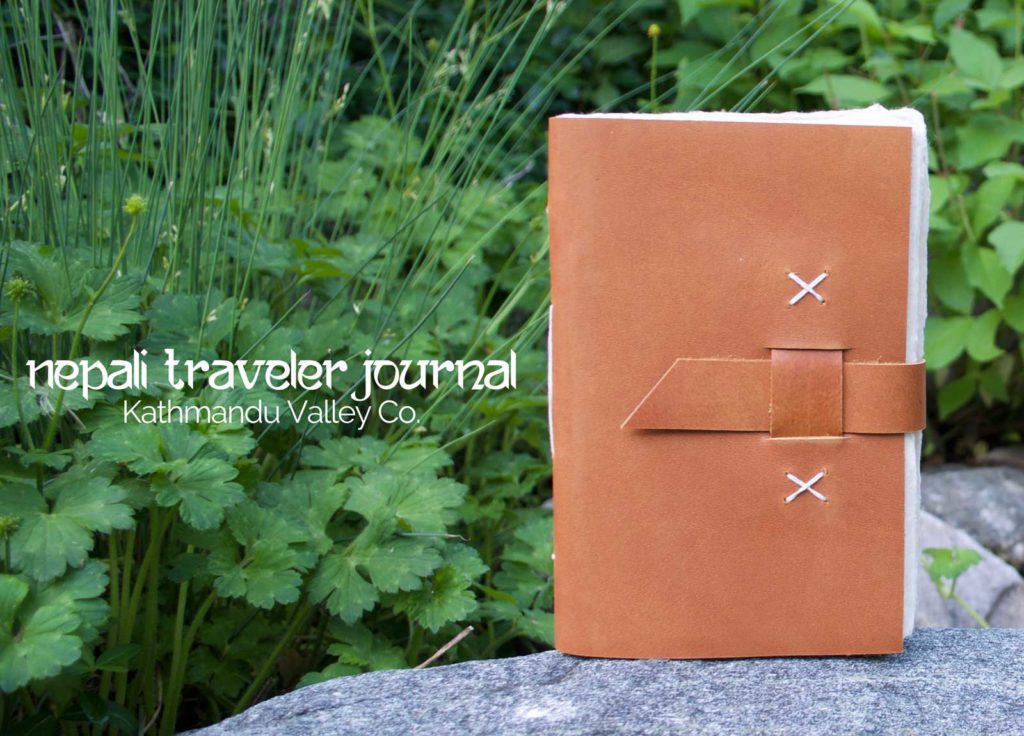 Nepali Traveler Leather Rustic Journal