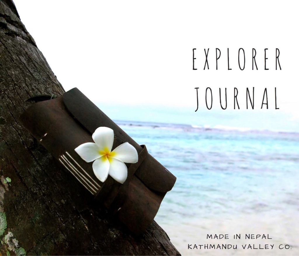 Everest Explorer Journal - Rustic Leather Journal by Kathmandu Valley Co.