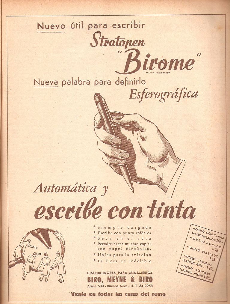 Antique Ballpoint Pen Advert