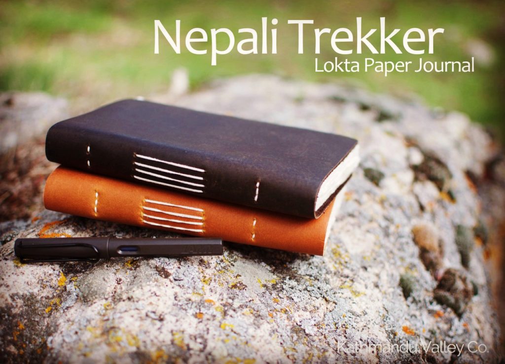 Nepali Trekker Rustic Leather Journal - Handmade by Kathmandu Valley Co.