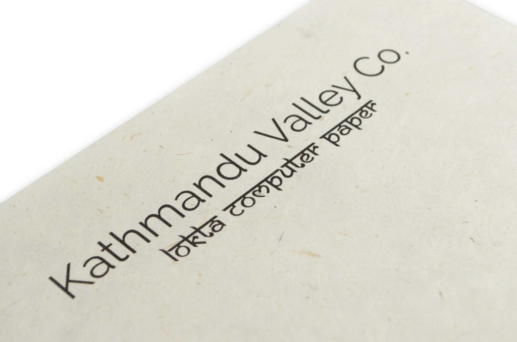 Kathmandu Valley Co. Natural Computer Paper