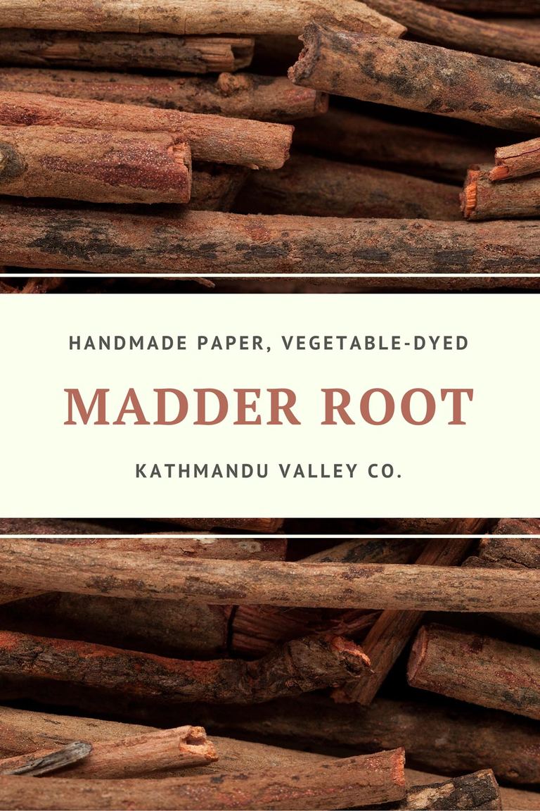 Madder Root Vegetable Dye for Handmade Printer Paper