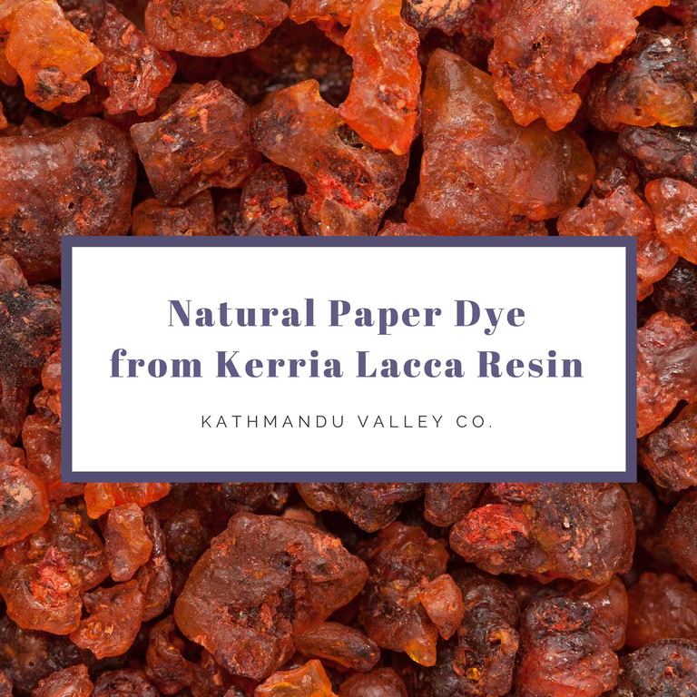 Natural Paper with Natural Dye