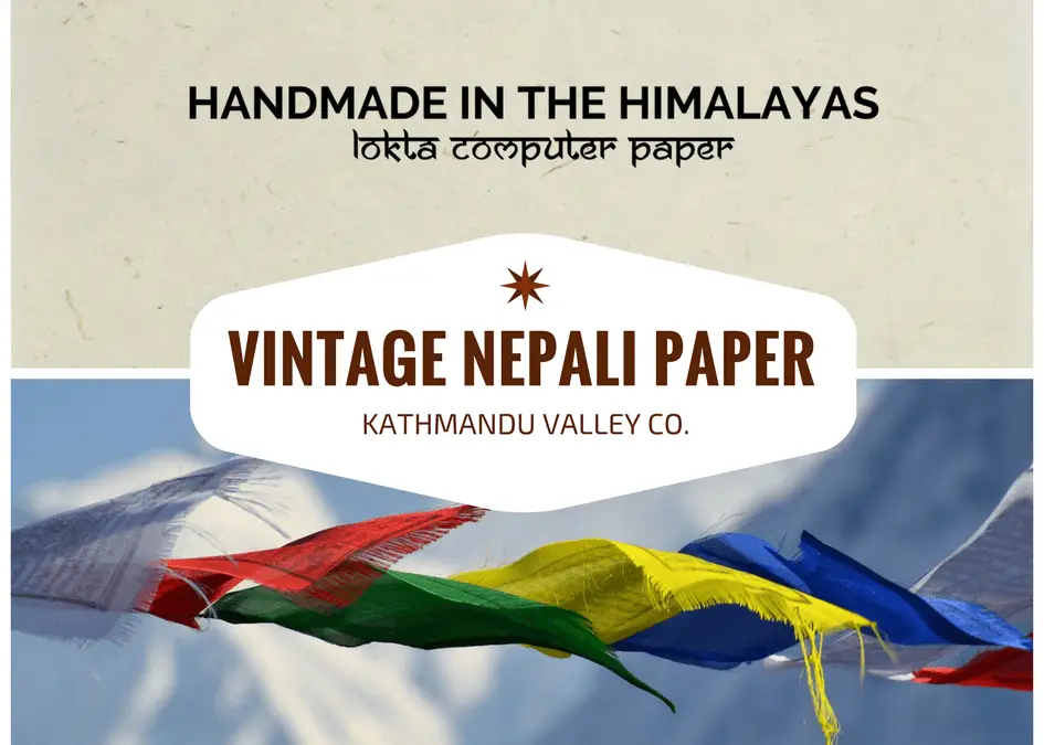 Handmade in the Himalayas: Natural Printer Paper