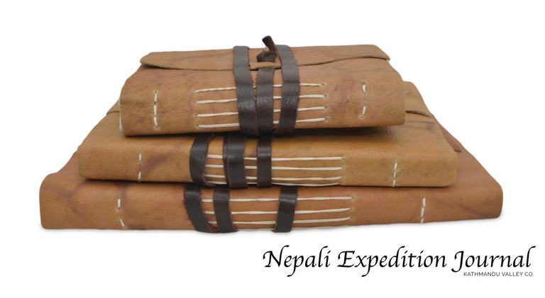 Nepali Expedition Leather Journal - Together