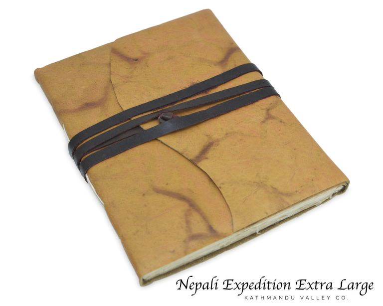 Nepali Expedition Leather Journal - Extra-Large