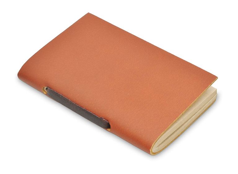 Nepali Field Book Leather Rustic Notebook Caramel Pocket