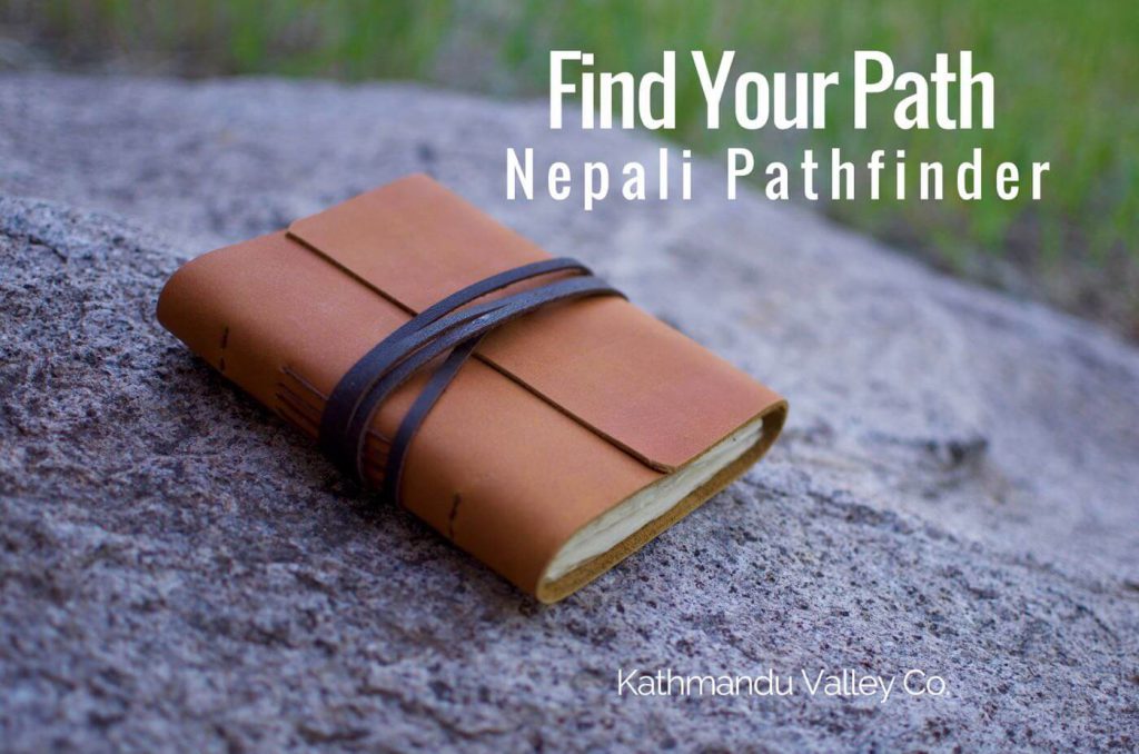 Nepali Pathfinder Leather Writing Journal and Notebook