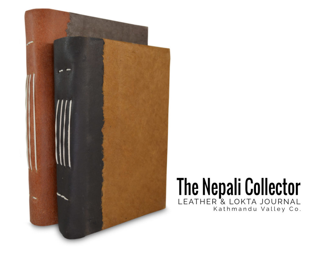 Nepali Collector Lokta and Leather Journal