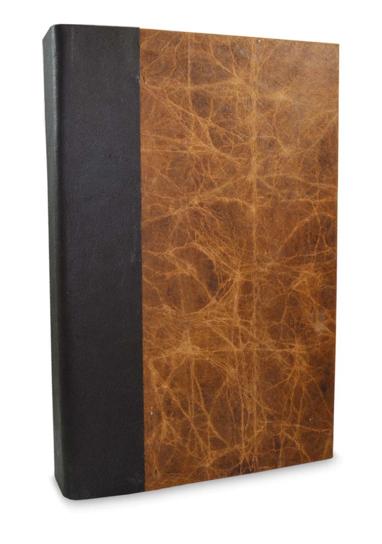 Nepali Garden of Dreams Journal Leather and Lokta Paper