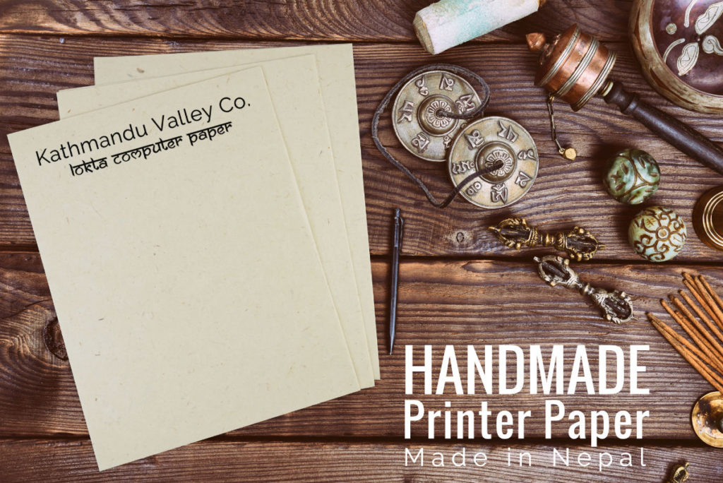 Lokta Paper Printer Paper by Kathmandu Valley Co