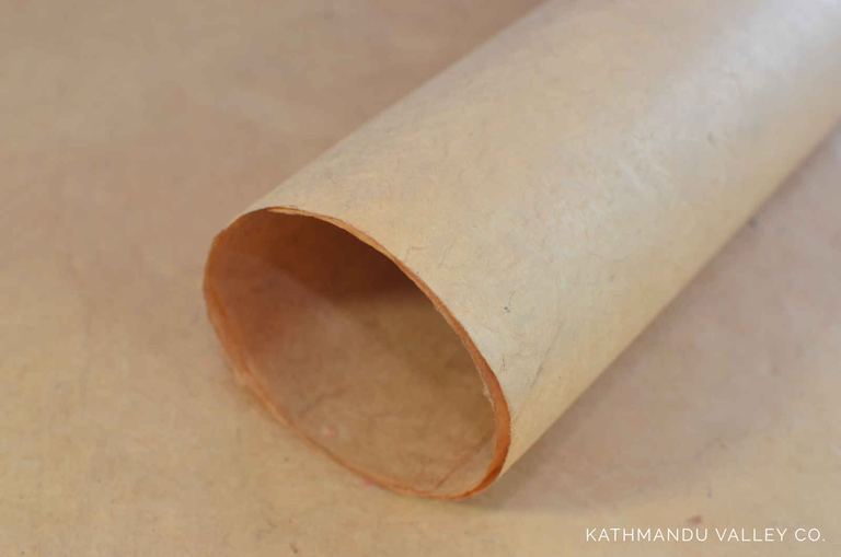 Natural Lokta Wrapping Paper Madder Root