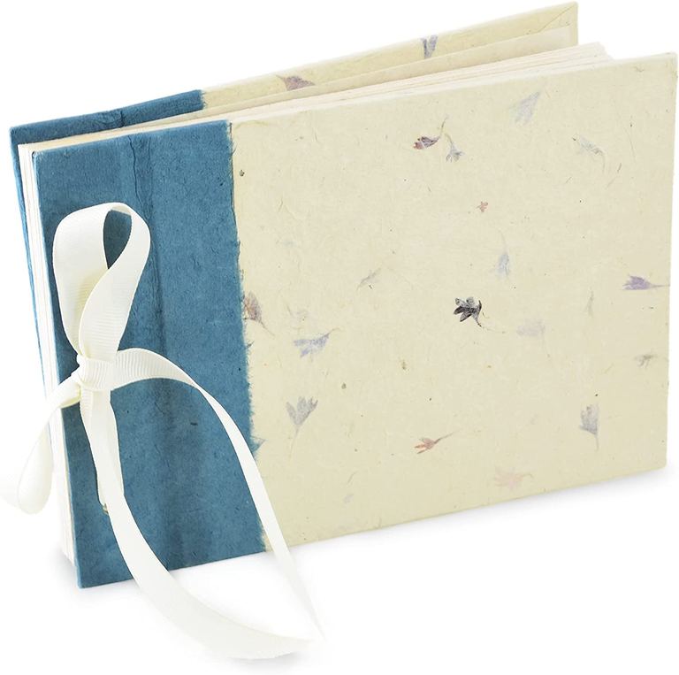 Small Scrapbook Cornflower Handmade in Nepal