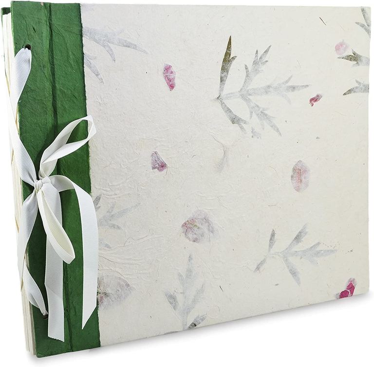 Handmade Scrapbook made with handmade lokta paper from Nepal