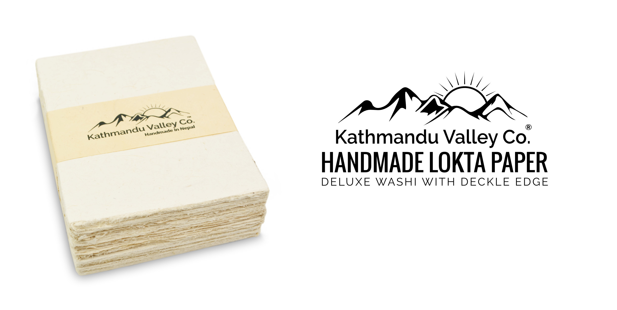 Handmade Lokta Paper Deluxe Washi Japanese Method by Kathmandu Valley Co.