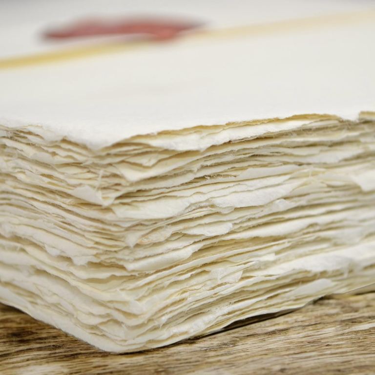 Cotton Rag Handmade Printer Paper off white color