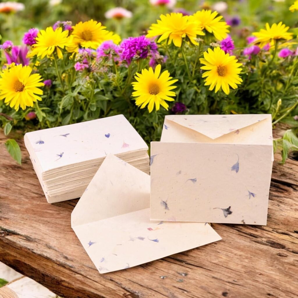 4x6" Cornflower Nepali Cherish Cards